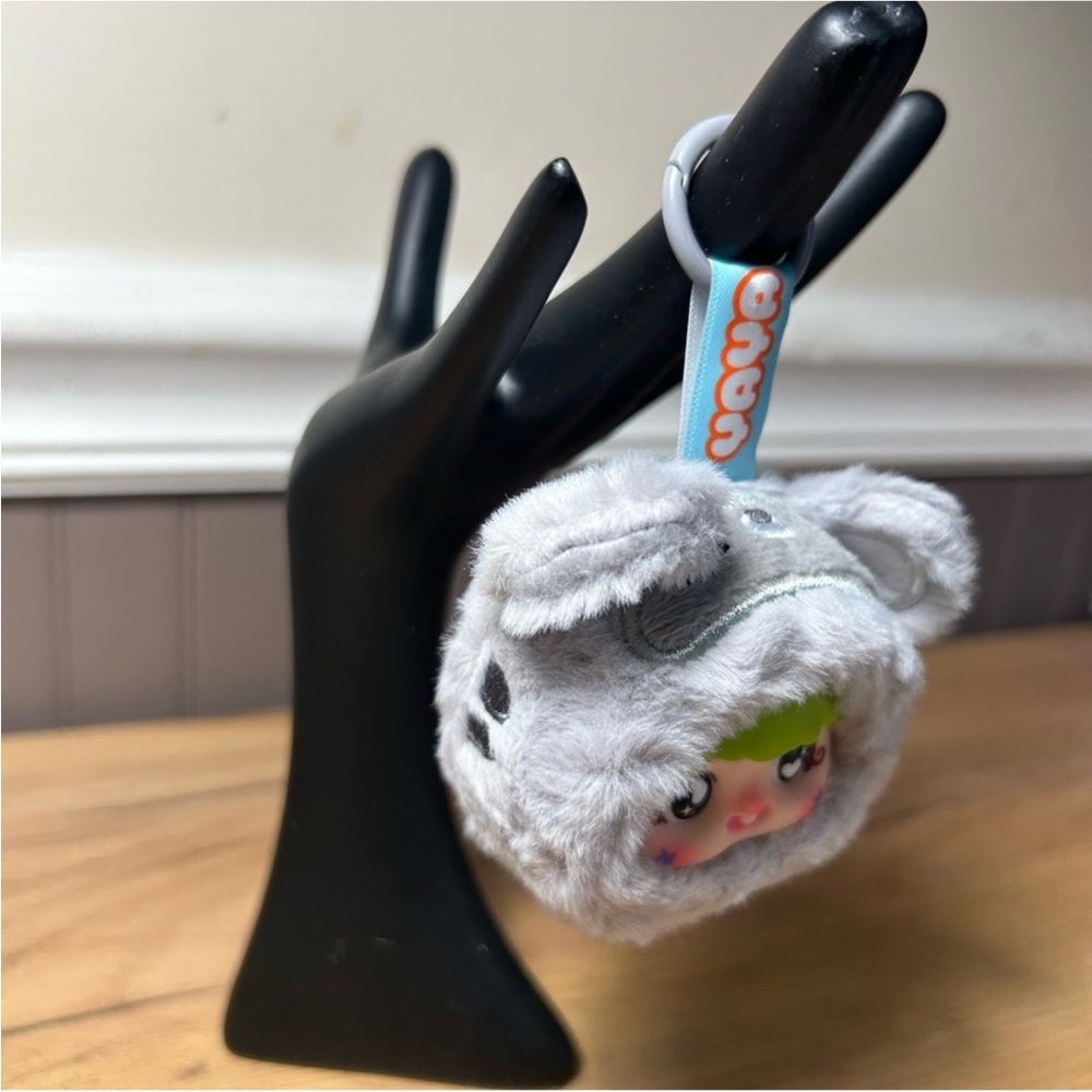 Verified Little Mischievous Bag Yaya - Gray and Green Stuffed Animal - Picture 4 of 8